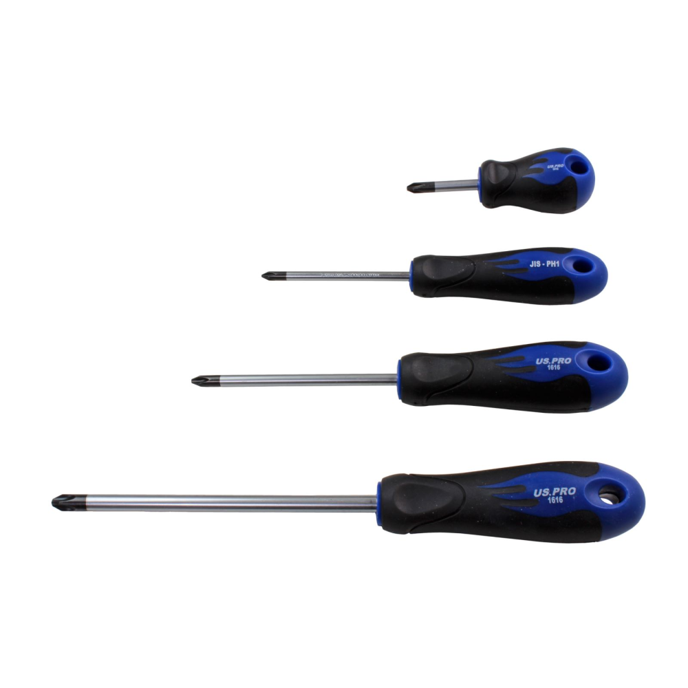US PRO 4pc Japanese Industry Standard Screwdriver Set 1616 DSD TOOLS