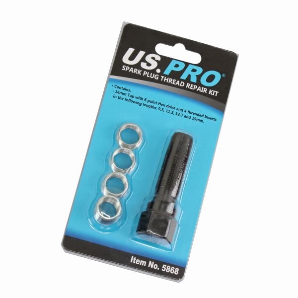 US PRO Spark Plug Thread Repair Kit M14 x 1.25 5868 DSD TOOLS