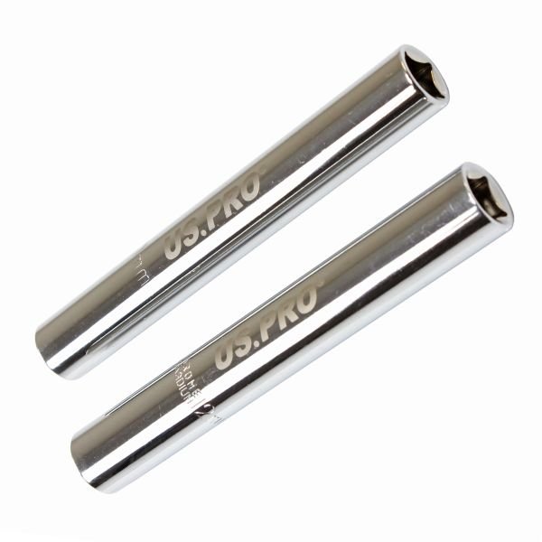 US PRO 10mm+ 12mm Extra Deep Glow Plug Sockets 6PT 3/8″ DR 3647 DSD TOOLS